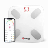 Powermax Fitness® Bca-150 Smart Bluetooth Body Fat Scale – Smart Bmi Digital Bathroom Wireless Weight Scale & Body Composition Analyser With Smartphone App