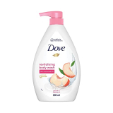 Dove Revitalizing Bodywash Scented With Peach And Infused With Vtamin C To Hydrate Your Skin, 100% Gentle Cleansers, Paraben Free/Sulphate Free Cleansers, 100% Plant- Based Moisturisers, 800Ml
