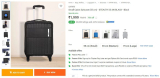 SAFARI Small Cabin Suitcase (55 cm) at ₹1,999