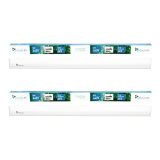 Syska 2 Feet 8Watt Straight Linear Led Tube Light  (White) (Pack Of 2)
