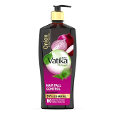 Dabur Vatika Onion Hair Fall Control Shampoo – 640Ml | Up To 97% Hair Fall Reduction I With Onion And Saw Palmetto I No Nasties Shampoo | Fortified With Vitamin E & Pro-Vitamin B5