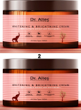 Dr. Alies Professional Skin Whitening & Brightening Cream For Man & Woman (Pack 2)(100 G)