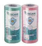 Origami Non Woven Reusable Kitchen Towel Roll – Pack Of 2 (80 Pulls Per Roll, 160 Sheets)