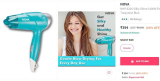 Grab : Nova 1400W Foldable Hair Dryer at ₹394MORE PRODUCTS :