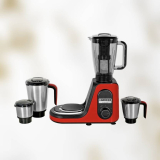 Faber Fmg Master Chef 800 3J+1Pc Mystic Red 800 Mixer Grinder With 1 Year Extended Warranty (4 Jars, Red)