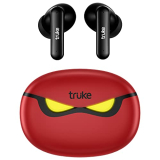 Truke Buds Btg3 Bluetooth 5.1 Truly Wireless In Ear Earbuds With Mic, Ai-Powered Noise Cancellation, Auto Play/Pause, 55Ms Low Latency, Gaming Core Chipset, 48Hrs Playtime, Ipx4 (Red)