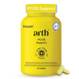 Arth Pcos Supplement For Women With 40:1 Ratio Of Myo-Inositol & D-Chiro-Inositol | For Irregular Periods, Weight Loss, Acne, Excess Body Hair Growth | 60 Veg Tablets