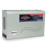Microtek Em4160+ Automatic Voltage Stabilizer For Ac Up To 1.5 Ton (160V-285V), Metallic Grey Â€“ Digital Display, Wall Mounted