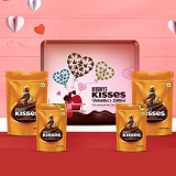 Hershey’S Kisses Chocolate Gift Tin Pack Whole Almond & Creamy Milk, 266 G