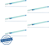 Wipro 20W Square Led Batten Straight Linear Led Tube Light(White, Pack Of 5)