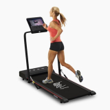 Lifelong Walking Pad Treadmill For Home 2.5Hp Peak Dc Motor- Foldable Under Desk Treadmill-Walking Machine At 8Km/Hr Speed With Led Display-Cardio Equipment For Home Gym 110Kg Capacity(Lltm163),Black