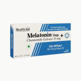 Healthaid Melatonin 5 Mg + Chamomile Extract 35 Mg Sleeping Aid Supplement – 30 Tablets For Men & Women| Sleep Wellness, Immunity & Antioxidant Support| Non-Habit Forming