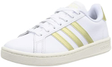 Adidas Womens Grand Court Ftwwht/Sabemt/Owhite Tennis Shoe – 4 Uk (Gy6012)
