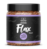 Organic Box Flax Seed Fibre Rich Alsi Seeds Raw Flaxseeds For Weight Loss & Omega-3 Rich Superfood (Flax Seed, 250 Gram)