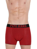 Pepe Jeans Innerwear Men’S Cotton Trunks(Pack Of 1) (Opt01-01_Parry Red_Parry Red_70-75_Parry Red_75 Cm)