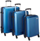Amazon Brand – Solimo Abs Hard 55 Cms Luggage (Abs199_Blue)