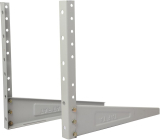 Shop4Ever 100% High Quality Metal Wall Mounted Heavy Duty Air Conditioner Outdoor Unit, Mounting Brackets, Ac Outdoor Stand 500Mm X 160Mm Shelf Bracket 127Cm X 40.64Cm Shelf Bracket(Iron)