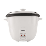 Lifelong Llrc02 Electric Rice Cooker 1.8 Litres|700 Watt| Aluminium Cooking Pan| One Touch Operation & Keep Warm Function| Cool Touch Outer Body (White)