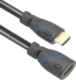 C & E 4K Hdmi Cord Hdmi To Hdmi Cable @30Hz With Ethernet 15 Ft Male To Female /4.57 Meter (Black, For Tv)