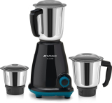 Sansui Allure Pro Home 500 W Mixer Grinder With 1 Year Extended Warranty (3 Jars, Black, Blue)