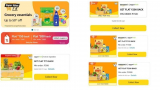 LOOT | Amazon Fresh Cashback Dhamaka    2 – 3 Different Offers Launched 🤑+ Super Value Days Sale Also Live, Products Already on Discount 1500 Pe 150, 1500 Pe 200,  2000 Pe 200, 300 Pe 75 Cashback Offe₹Collect: Check & Collect the Available Offer in Your Account > Order by Online Payment Mode> Get Cashback.Order Link1500 Pe 200 Cashback Collect LinkCheck in All Accounts & Order Grocery at Lowest Prices