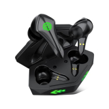 Ptron Basspods Torq Tws Earbuds With 40Ms Low Latency Gaming, Trutalk Ai-Enc Calls, 40H Playtime, Hd Mics, In-Ear Bluetooth 5.3 Headphones, Voice Assistant, Type-C Fast Charging & Ipx5 (Black)