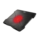 Ant Esports Nc130 Ultra Slim And Sturdy Portable Laptop Cooling Pad With 1 * 1 125Mm Quiet Red Led,Anti Skid Height Adjustable Stand, 1 Usb Ports Supports 10 To 15.6 Inch Laptop
