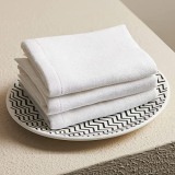 Naplogy® Bamboo Viscose Cotton Body Towel White |Ultra Soft, Absorbent & Quick Dry Towel For Bath, Beach, Pool, Travel, Spa And Yoga | 1X1 Feet, 300 Gsm