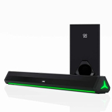Govo Gosurround 900 | 200W Soundbar | 2.1 Channel Home Theatre | Deep Bass From 6.5” Subwoofer | Bt V5.3, Hdmi, Aux, Usb Connectivity | 4 Eq Modes | Sleek Remote & Led Lights+Display (Platinum Black)
