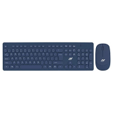 Ant Value Fkbri05 Multimedia Wireless Keyboard & Mouse Combo, Compact Light-Weight For Pcs, Laptops & Smart Tv (Blue)