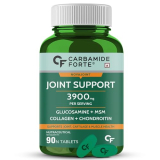 Carbamide Forte Glucosamine Tablets – Joint Support Supplement With Collagen & Glucosamine Chondroitin Msm | Joint Cartilage Support & Muscle Health | Joint Pain Tablets – 90
