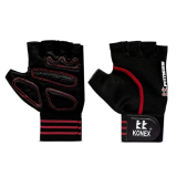 Konex Premium Gym Gloves For Men And Women | Ideal For Professional Weightlifting, Fitness Training, Workout, Bike Riding, Cycling, And Other Sports Activities (Black, Medium)