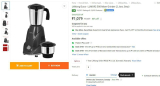 Lifelong Duos 500 Mixer Grinder (2 Jars) at ₹1,079