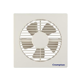 Crompton Axial Air High-Speed Plastic Exhaust/Ventilation Fan (150 Mm/6 Inches, White, Pack Of 1)