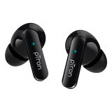 Ptron Bassbuds Duo In Ear Earbuds With 32Hrs Total Playtime, Bluetooth 5.1 Wireless Headphones, Stereo Audio, Touch Control Tws, With Mic, Type-C Fast Charging, Ipx4 & Voice Assistance (Black)