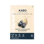 Kabo 25G Yeast & Plant Protein Powder | 60+ Superfoods & 26 Vitamins & Minerals, Probiotics For Men & Women | India’S First 3-In-1 Healthy Drink | White Chocolate Blueberry Flavour | 1 Pack (51G)