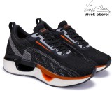 Bersache Bersache Sports Walking Gym Sneakers Trekking Hiking Shoe With High Quality Sole Running Shoes For Men(Black)