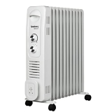 Symphony Solaris Ofr 11 Fin 2900W Room Heater For Home With Oil-Filled Radiator, 11 Fins, And Multidirectional Heating (Off White)