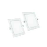 Polycab 12W Led Panel Light Scintillate Edge Slim Square Smart Offers Bright Lumination Long Lifespan No Harmful Radiation (Cool White, 6500K, 2 Pcs, Cut Out: 5.9 Inches)