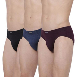 Levi’S Men’S Cotton Style #011 Comfort Regular Fit Solid Brief (Pack Of 3) (#011-Brief-Blk/Nmel/Wine-P3_Black, Navy Melange, Wine_M)