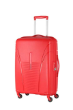American Tourister Ivy 77 Cms Large Check-In Polypropylene (Pp) Hard Sided 4 Spinner Wheels Luggage/Trolley Bag With Tsa Lock (Red)