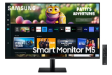 Samsung 32-Inch(80Cm) M5 Fhd Smart Monitor, Mouse & Keyboard Control, Smart Tv Apps, Iot Hub, Office 365, Apple Airplay, Dex, Speakers, Remote, Bluetooth (Ls32Cm500Ewxxl, Black)