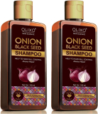 Olixo Onion Black Seed Shampoo (Pack Of 2)(200 Ml)
