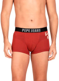 Pepe Jeans Innerwear Men’S Cotton Trunks (Pack Of 1) (Opt07-01_Maroon_Maroon_70-75_Maroon_75 Cm)