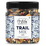 Lila Dry Fruits Natural Premium Trail Mix(Cashew, Almonds, Walnut 2 Pcs, Cranberries, Blueberries, Black And Golden Raisins) 1Kg Jar Pack | Badam Giri, Kaju, Black & Golden Kishmish, Akhrot, Berries