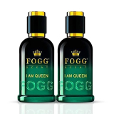 Fogg I Am Queen Scent, Eau De Parfum Perfume, Long-Lasting Fresh & Floral Fragrance For Women, 100Ml Each (Pack Of 2)