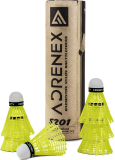 Adrenex By Flipkart S201 Nylon Shuttle  – Yellow(Slow, 75, Pack Of 6)