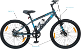 Vesco Drift 24T Bicycle Big Kids Boys & Girls 9 To 15 Age 24 T Mountain Cycle(Single Speed, Grey)