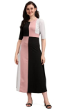 Purvaja Women’S Empire Maxi Dress(Lucy-422-Pe-Bl_Peach_Xx-Large)