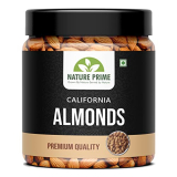 Nature Prime 100% Natural And Premium California Almond | Quality Badam Giri | – Almonds – Rich In Protein And Increase Stamina | Real Nuts | Whole Natural Badam Dry Fruits (500Gm)